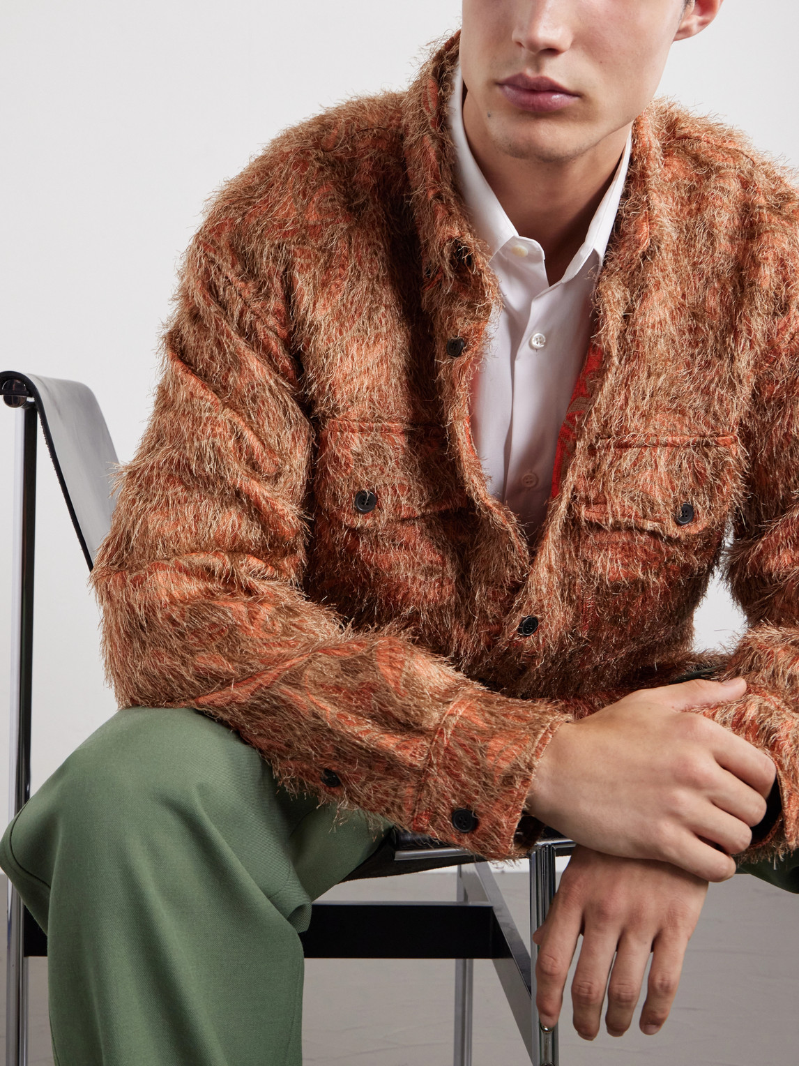 Cromo Fil Coupé Jacquard Overshirt
