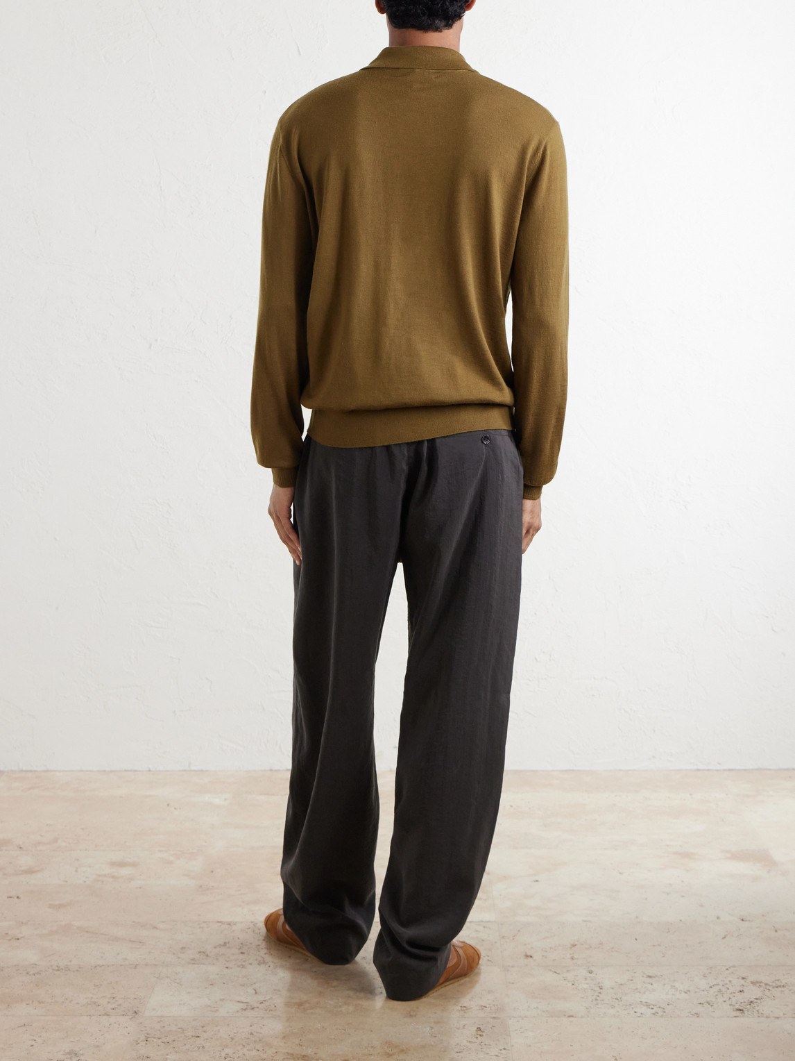 Muano Merino Wool Polo Shirt