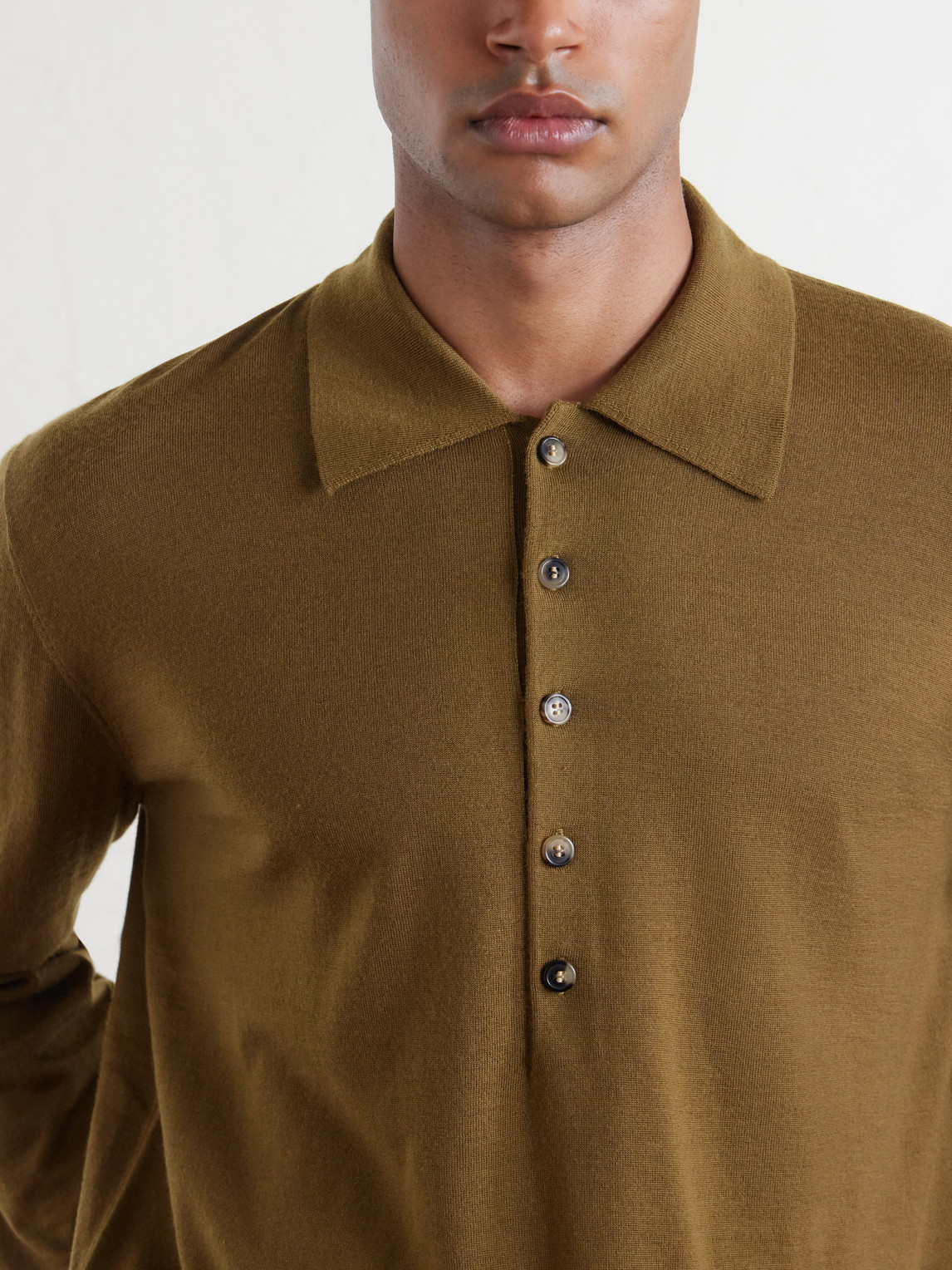 Muano Merino Wool Polo Shirt