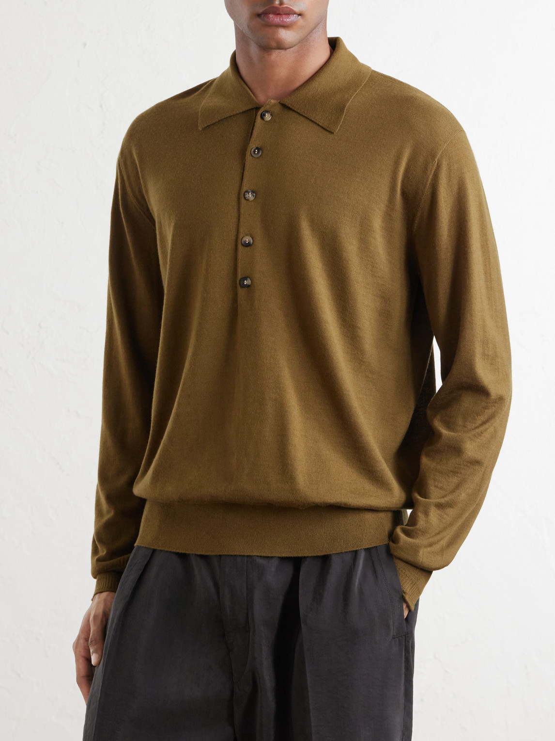 Muano Merino Wool Polo Shirt