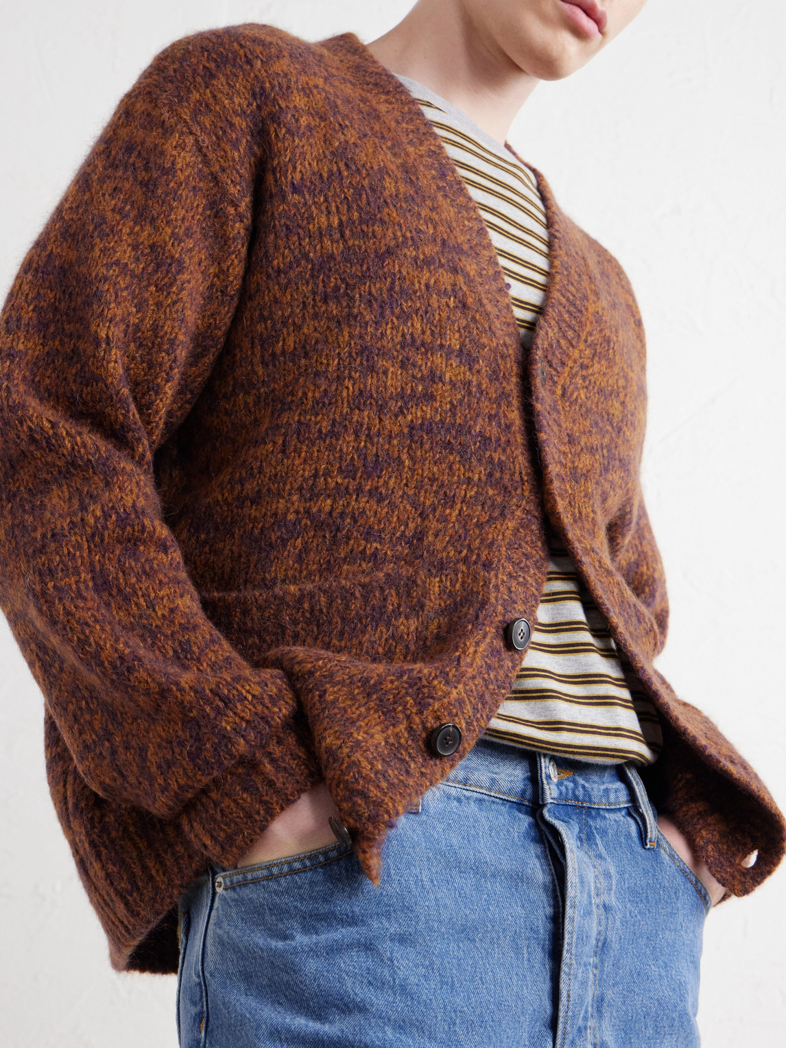 Mounia Alpaca-Blend Cardigan