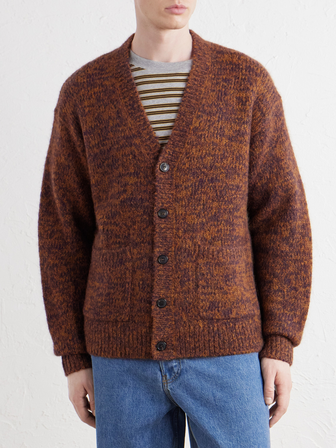 Mounia Alpaca-Blend Cardigan
