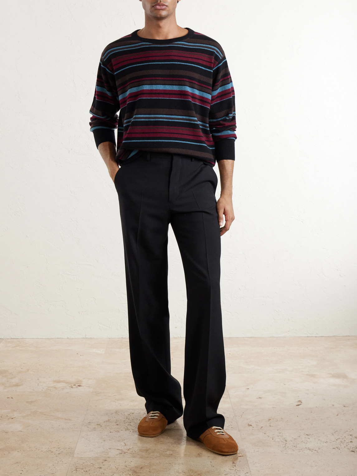 Muroli Striped Cashmere Sweater