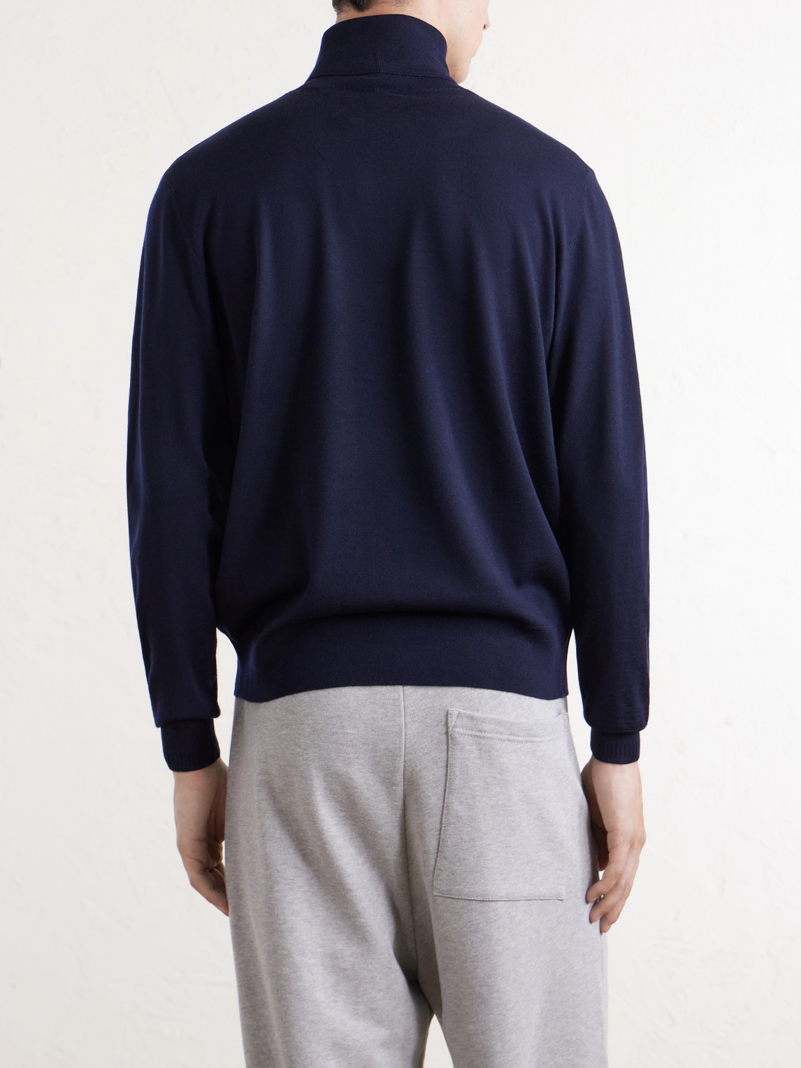 Merino Wool Rollneck Sweater