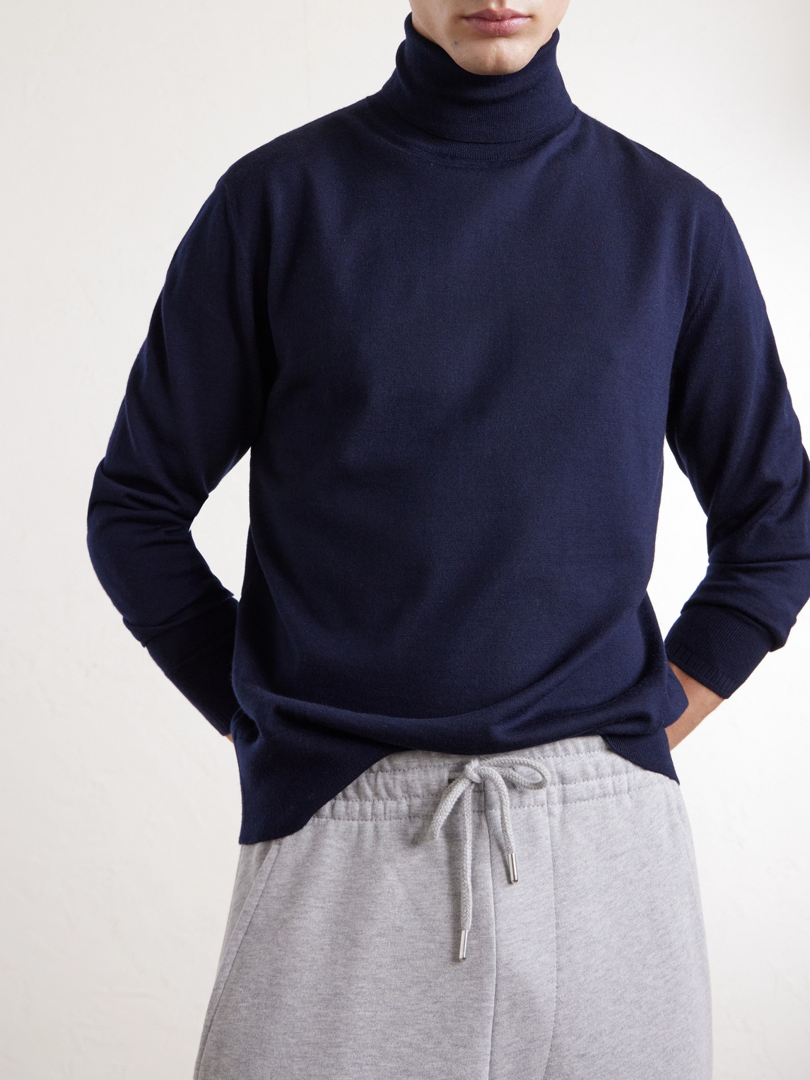 Merino Wool Rollneck Sweater