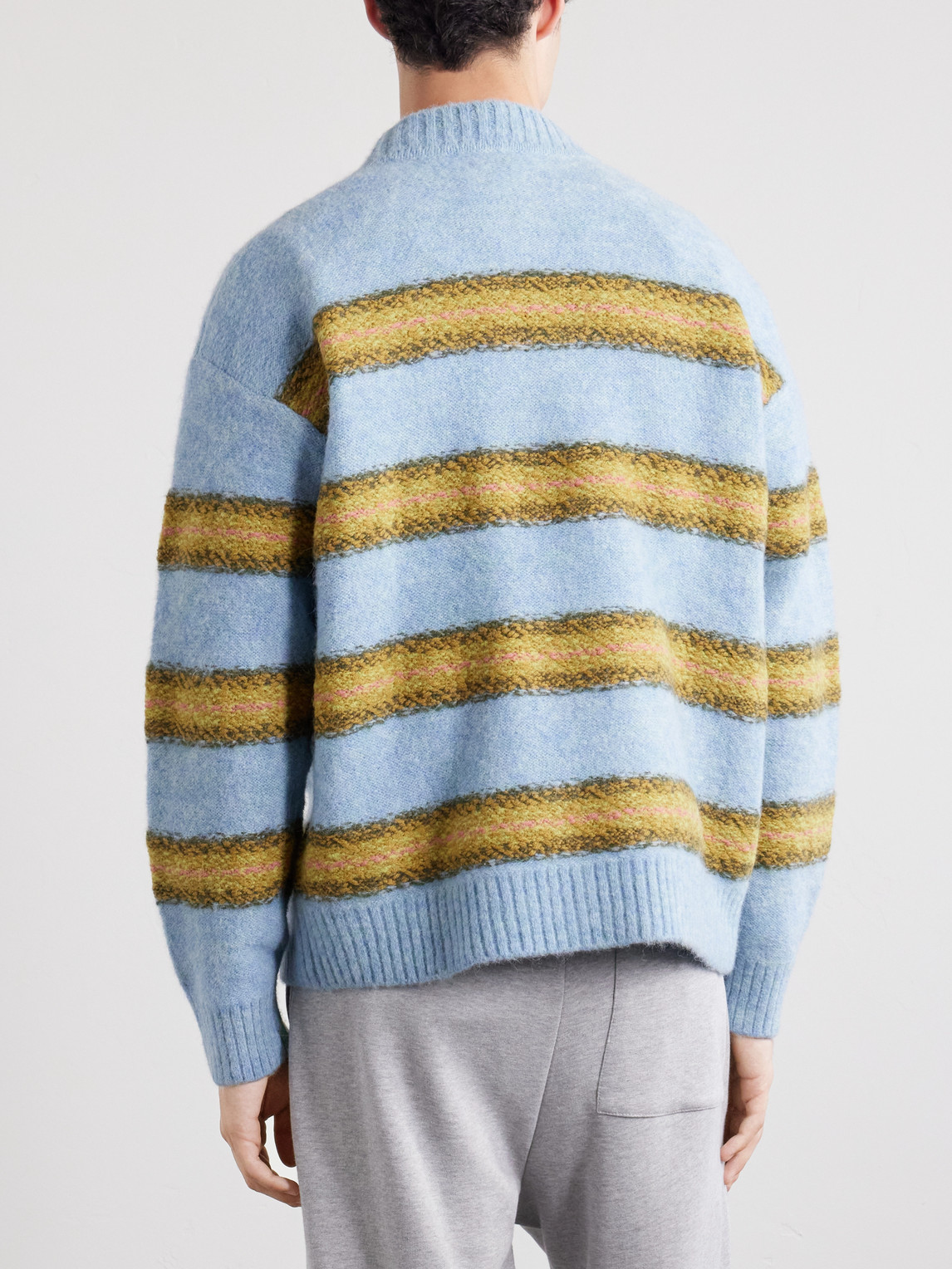 Master Striped Alpaca-Blend Sweater