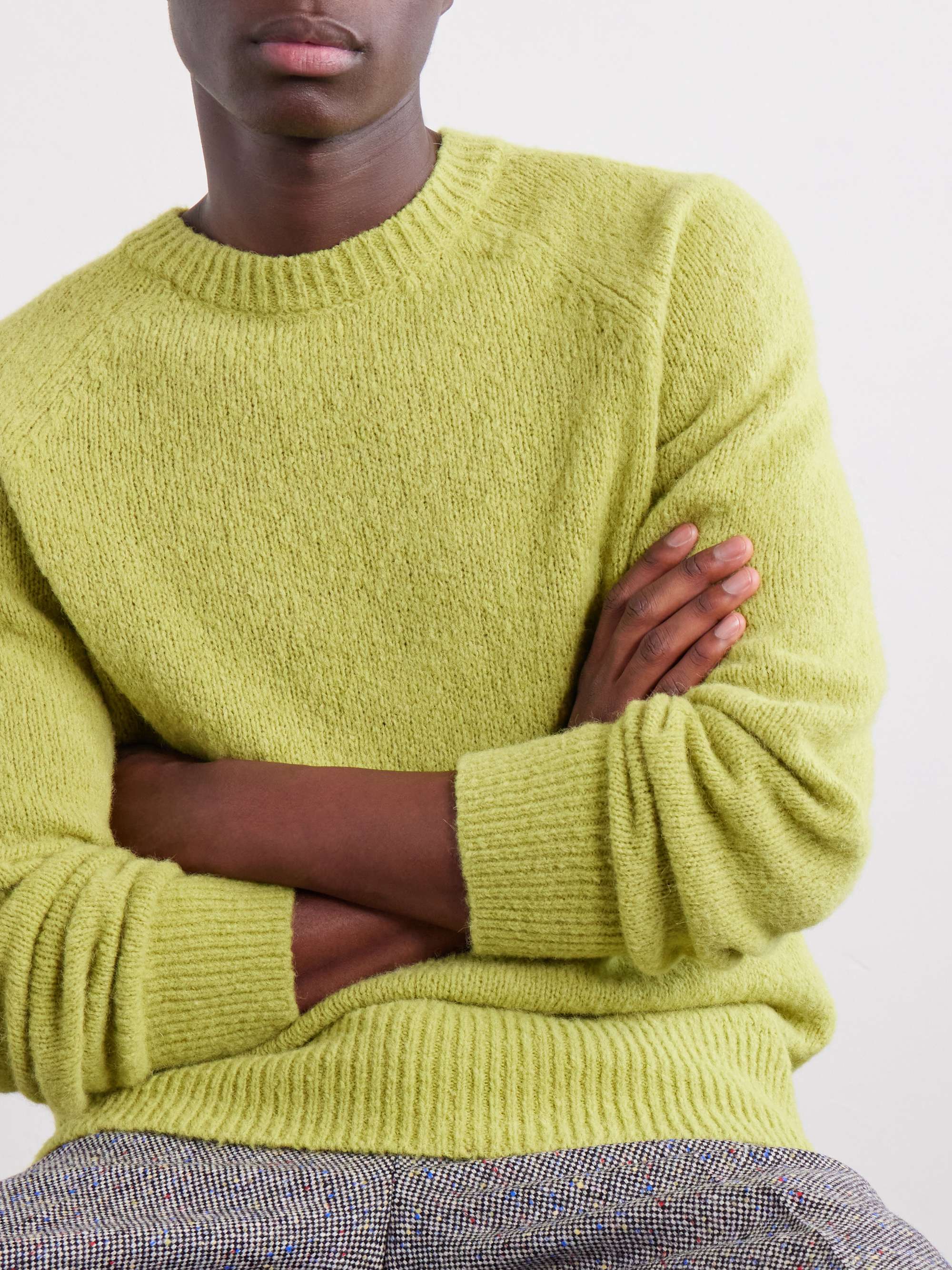 DRIES VAN NOTEN Brushed Alpaca-Blend Sweater for Men | MR PORTER