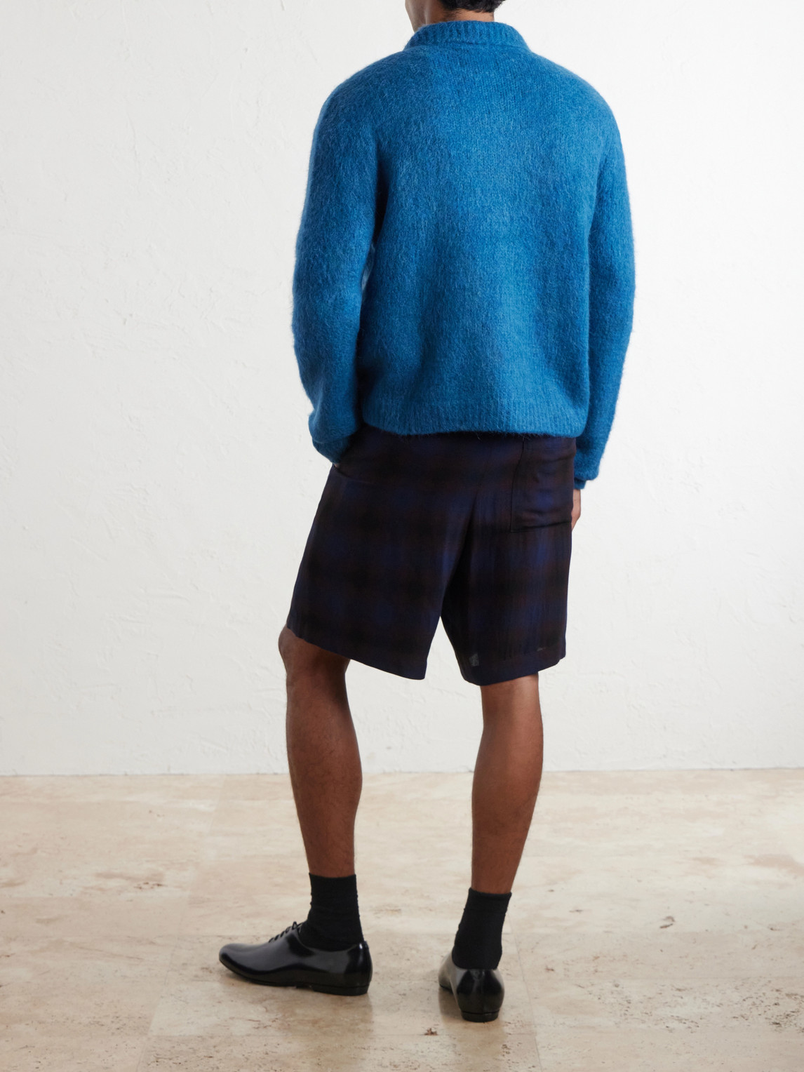 Mora Cropped Alpaca-Blend Cardigan