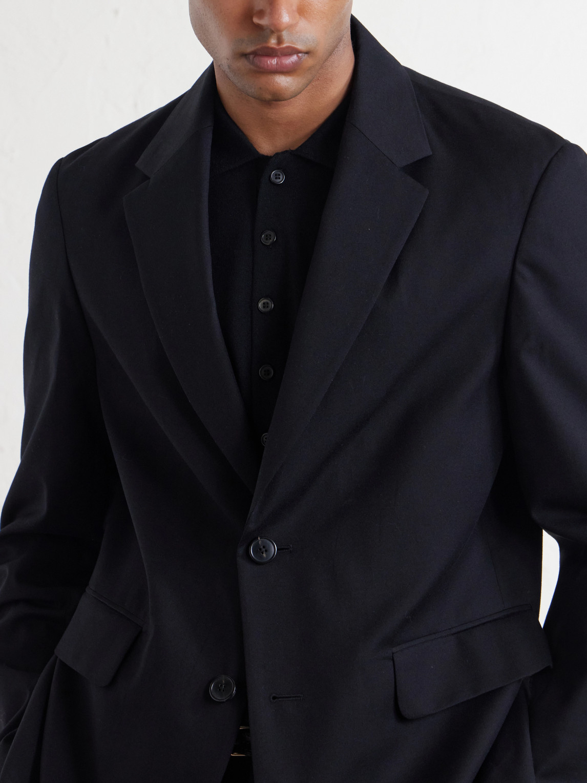 Billys Cotton And Wool-Blend Canvas Blazer