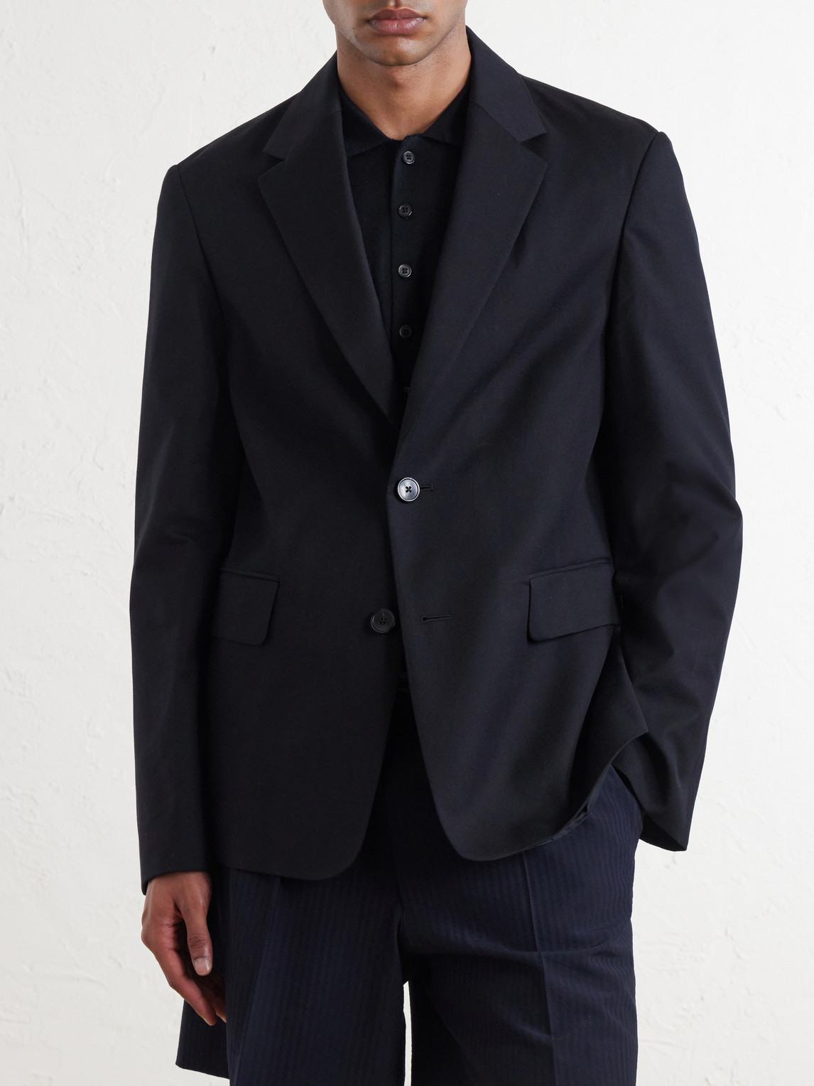 Billys Cotton And Wool-Blend Canvas Blazer