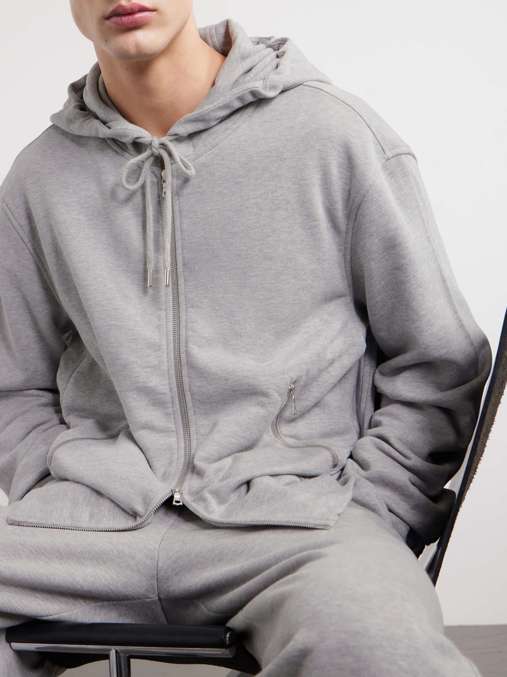 DRIES VAN NOTEN Cotton-Jersey Zip-Up Hoodie for Men | MR PORTER