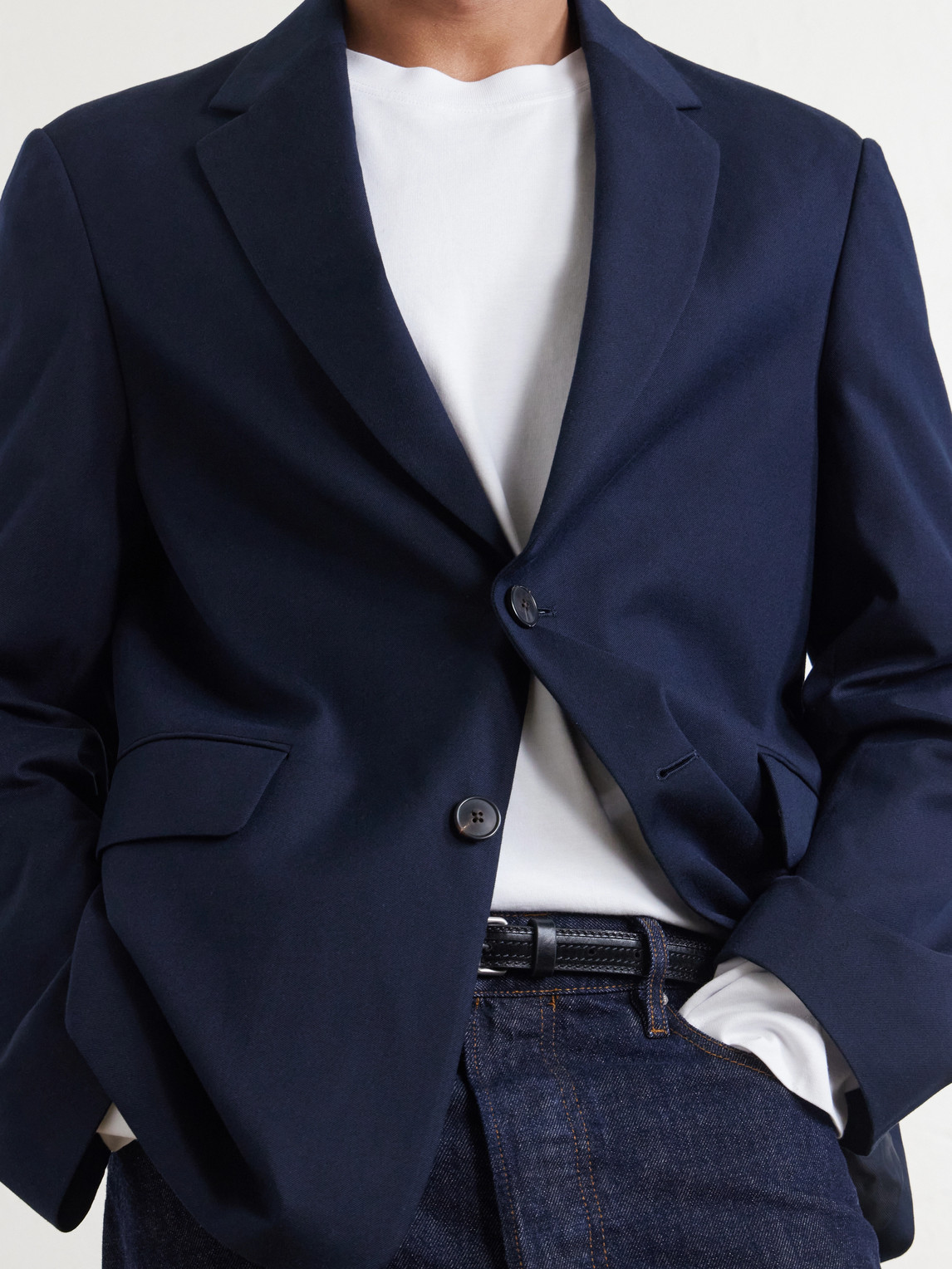 Billys Cotton And Wool-Blend Canvas Blazer