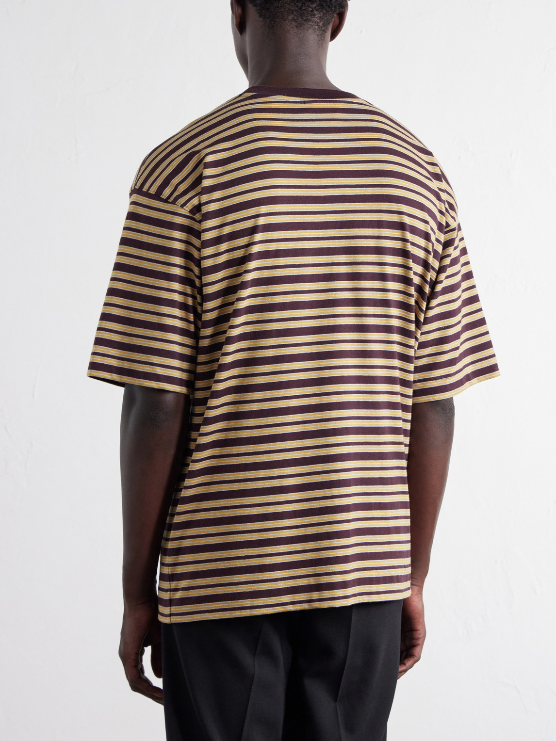 Striped Cotton-Jersey T-Shirt