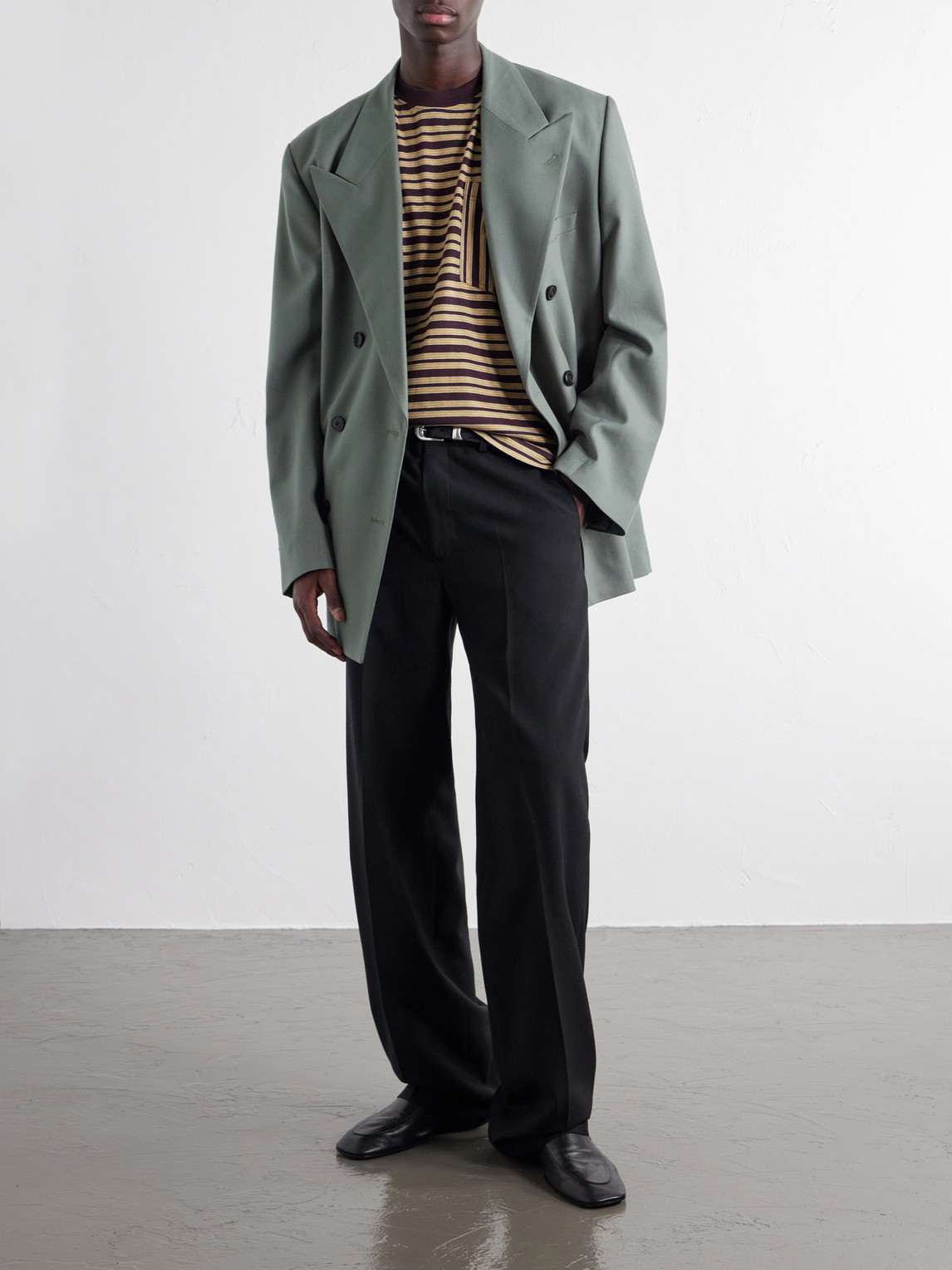 Striped Cotton-Jersey T-Shirt