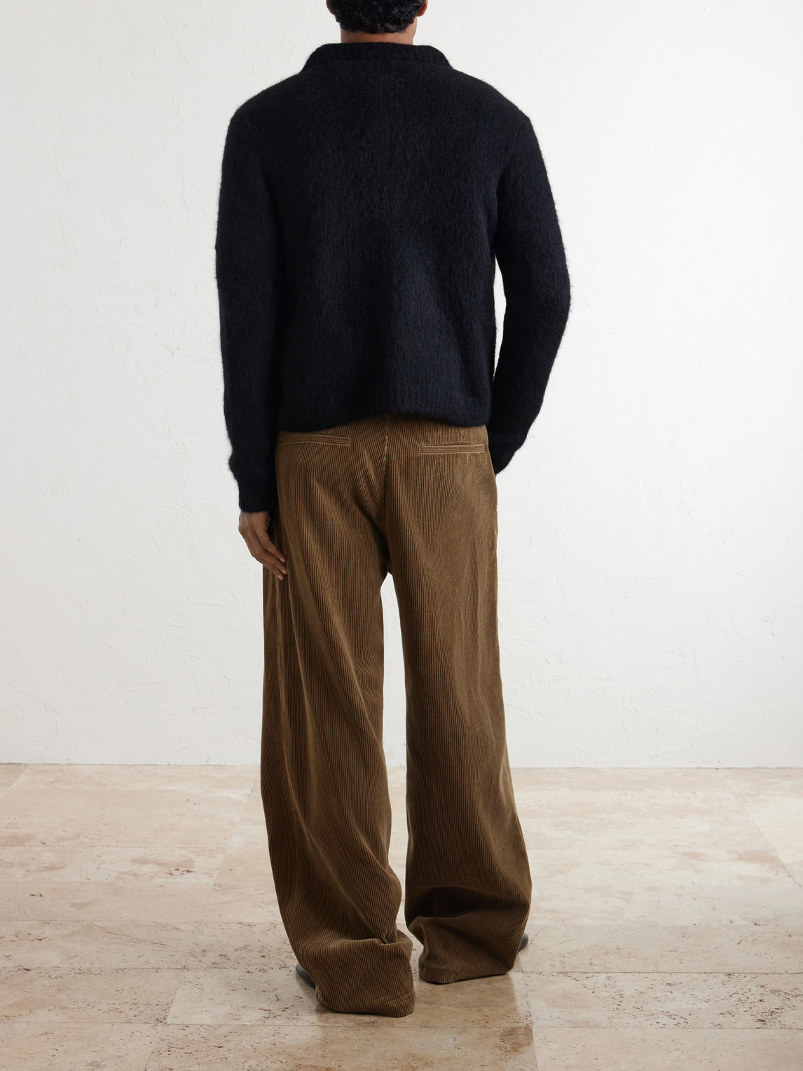 Mora Cropped Alpaca-Blend Cardigan