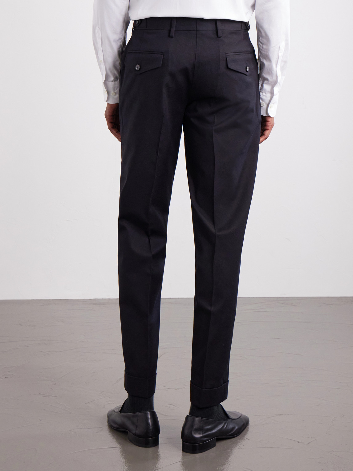 Philip Straight-Leg Cotton And Wool