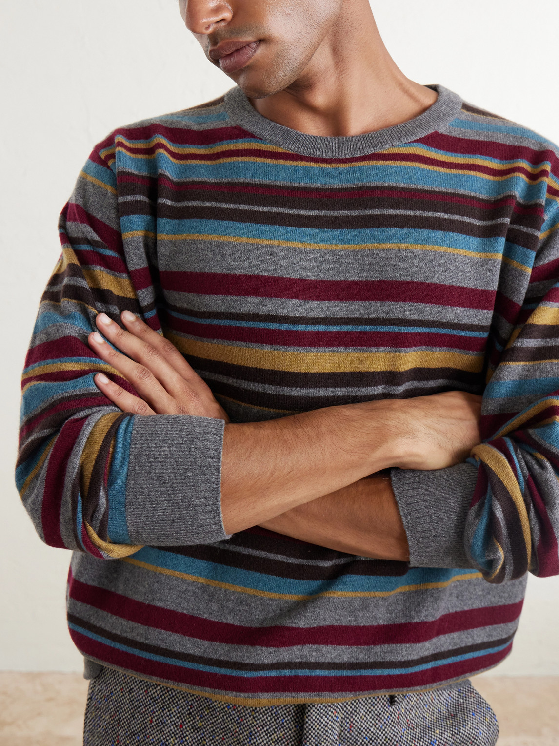 Muroli Striped Cashmere Sweater