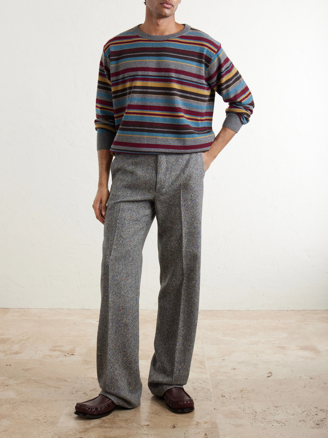 Muroli Striped Cashmere Sweater