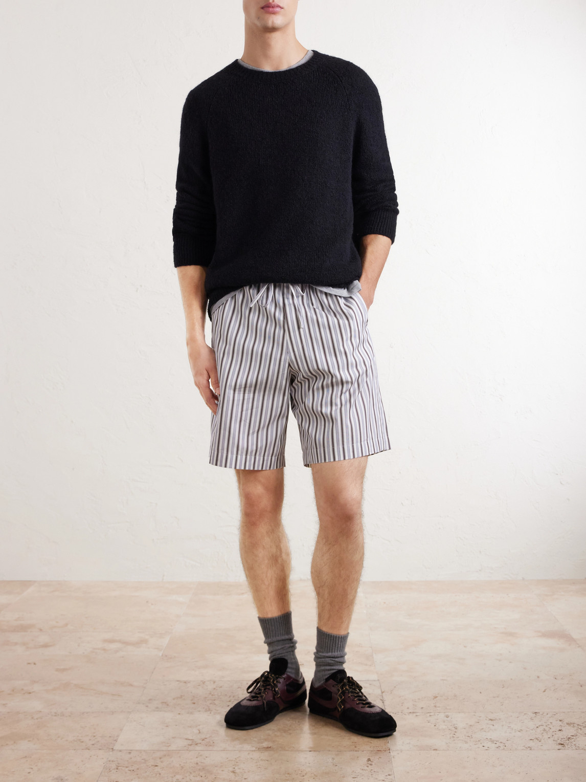 Brushed Alpaca And Wool-Blend Sweater
