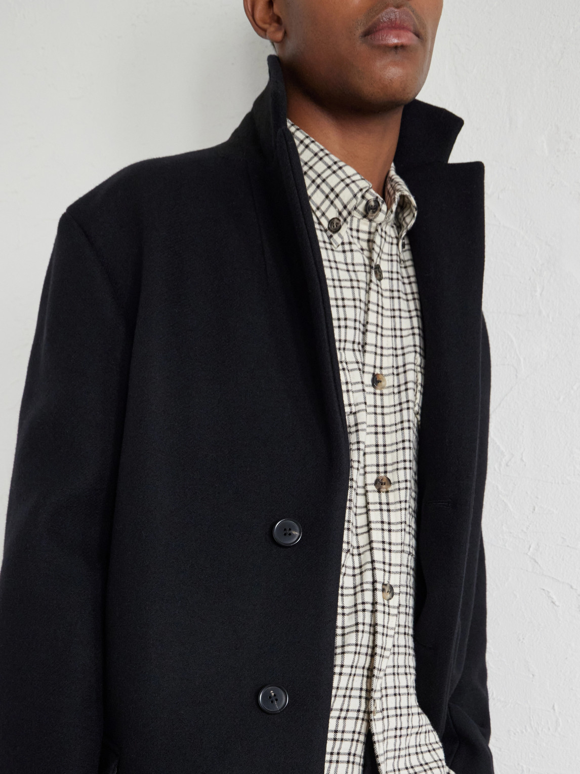 Wool-Blend Coat