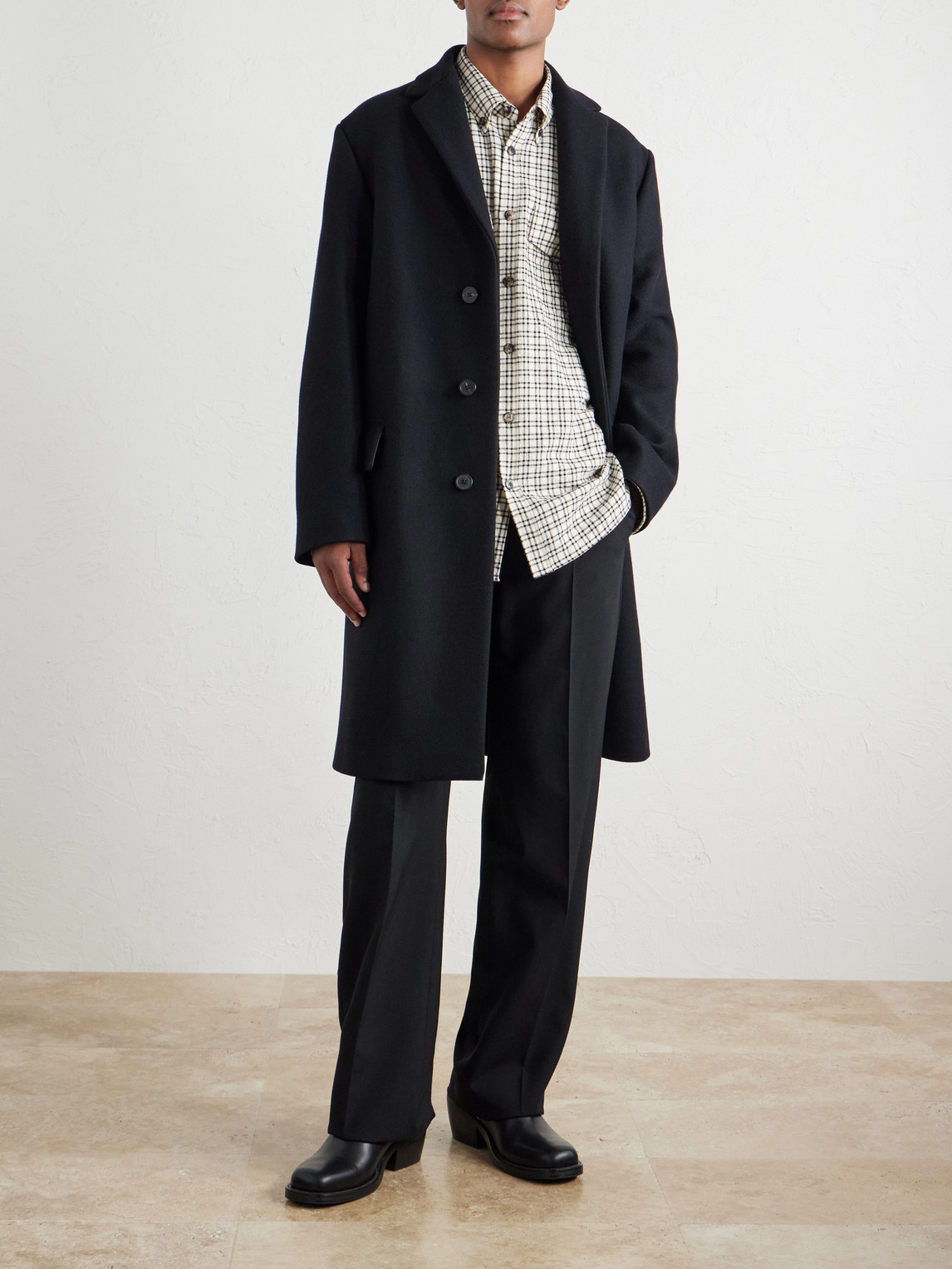 Wool-Blend Coat