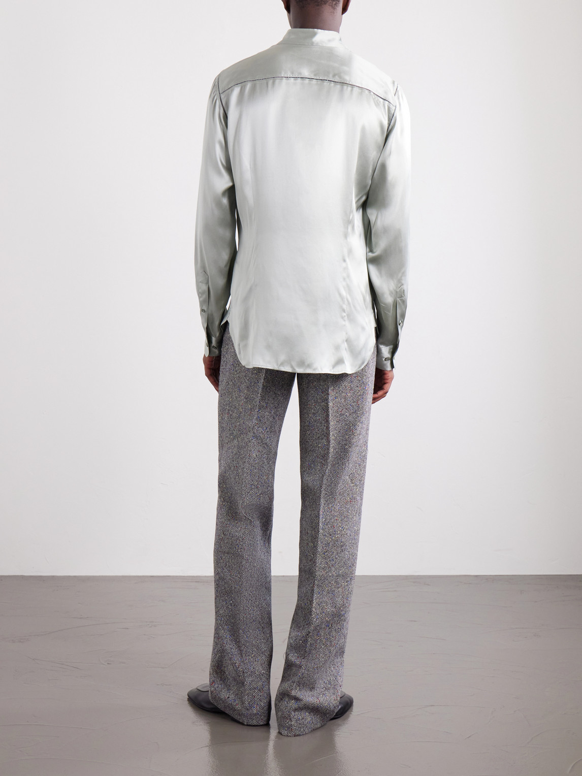 Silk-Satin Shirt