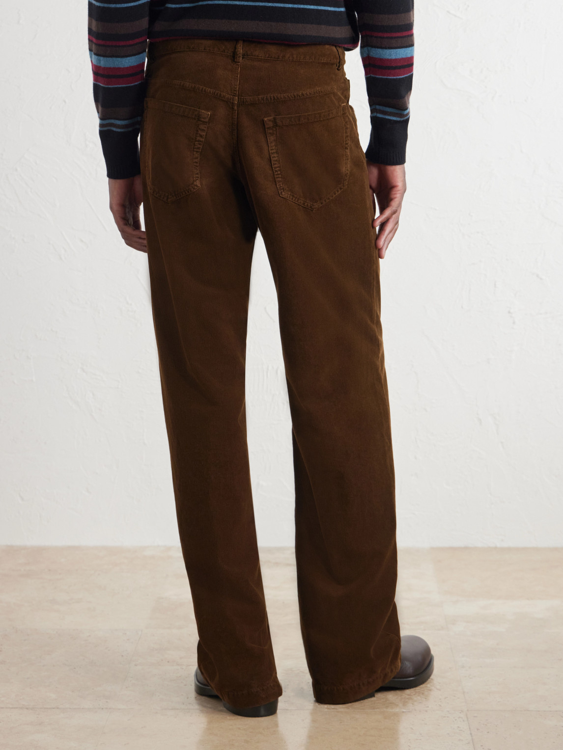 Straight-Leg Cotton- Corduroy