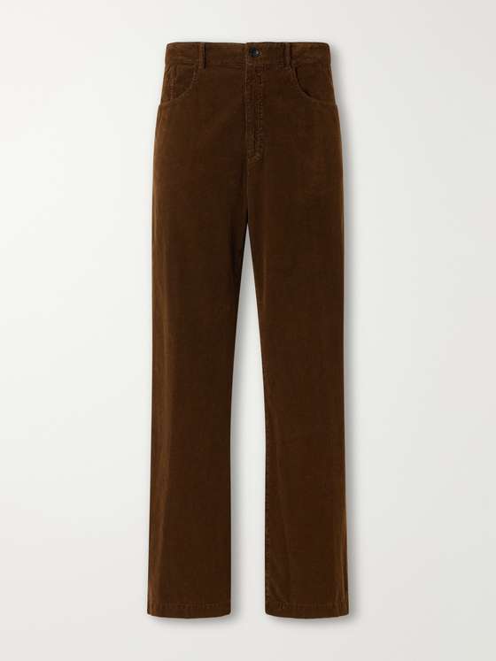 Driesvannoten Straight-Leg Cotton-Corduroy Trousers