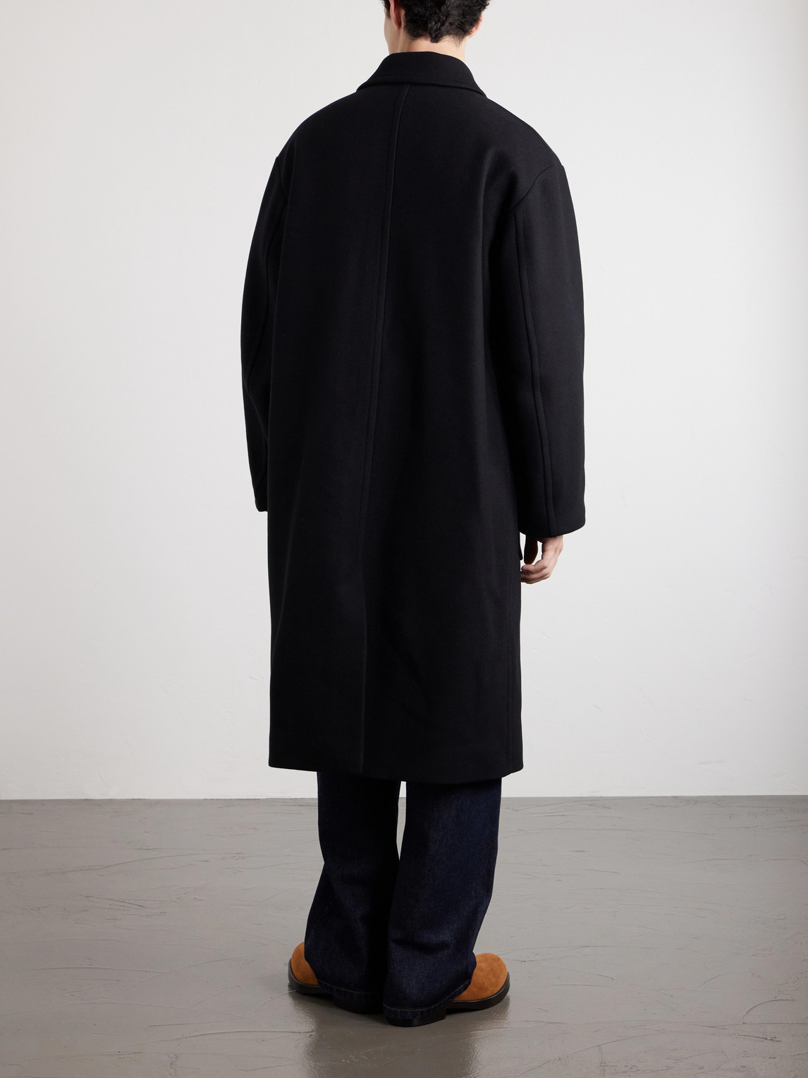 Oversized Wool-Blend Coat