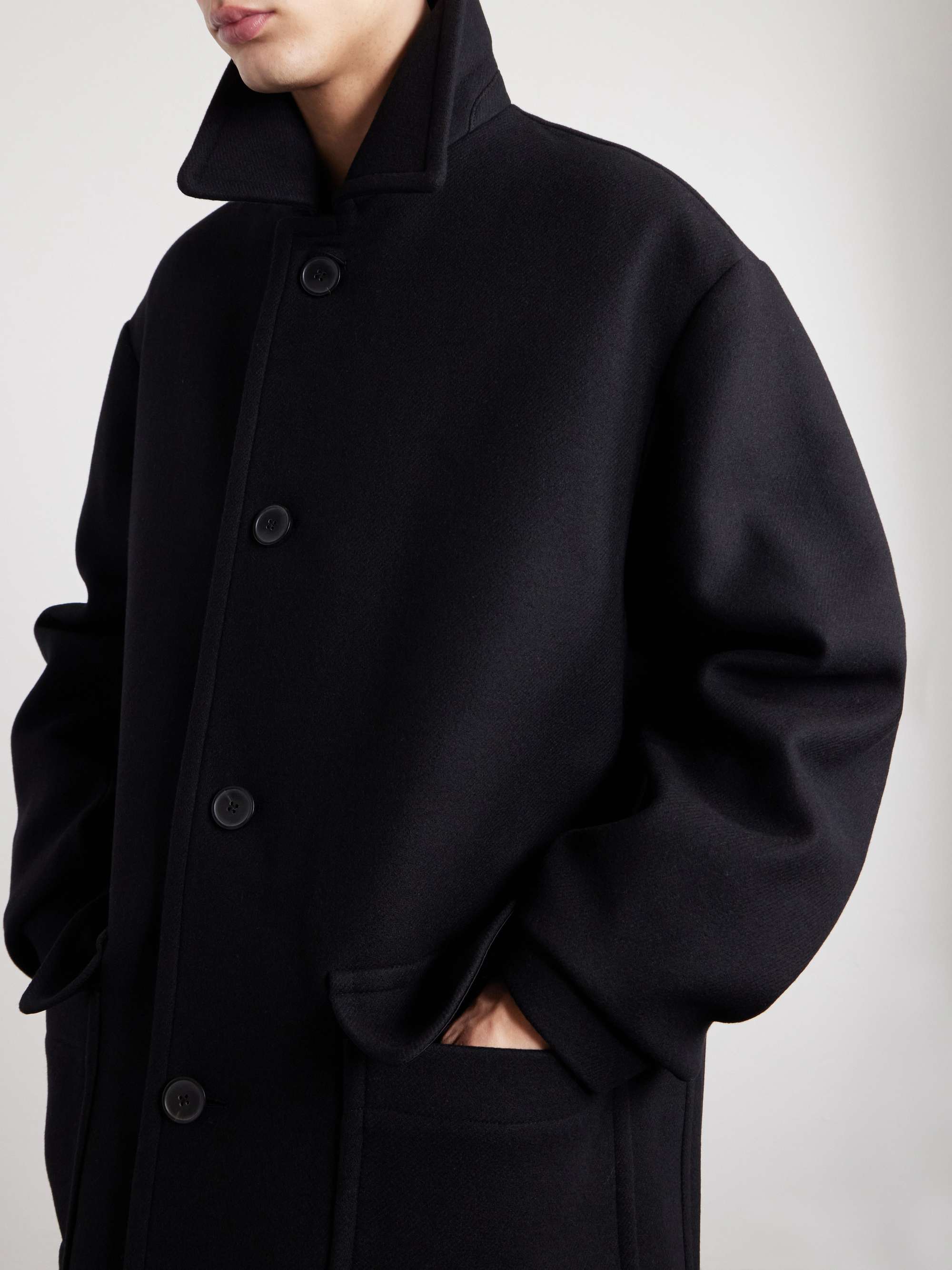 DRIES VAN NOTEN Oversized Wool-Blend Coat for Men | MR PORTER