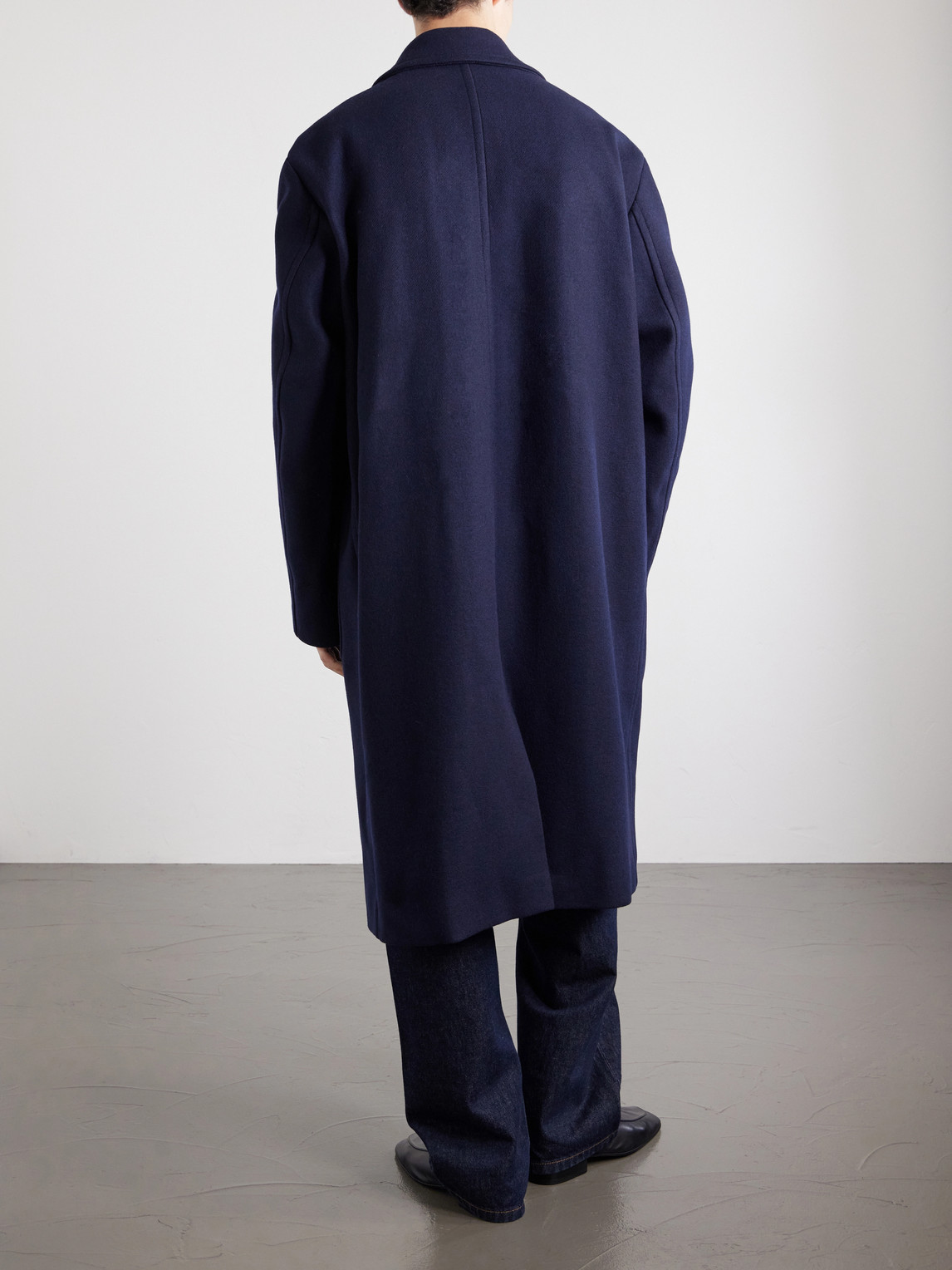 Oversized Wool-Blend Coat