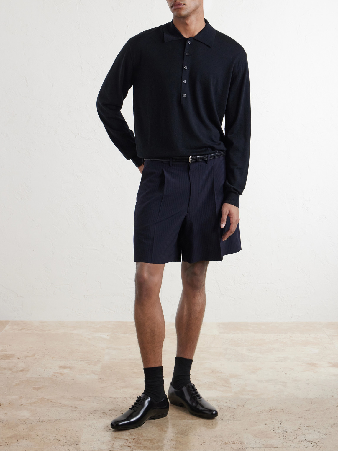 Muano Merino Wool Polo Shirt
