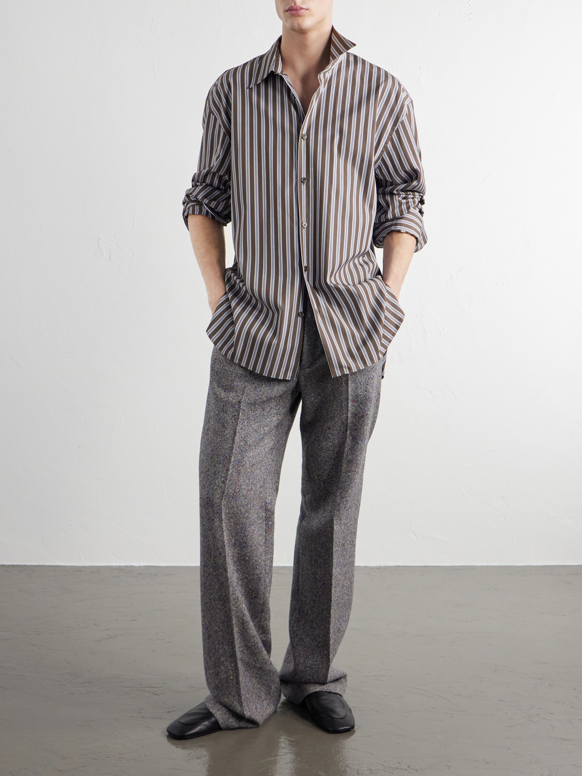 Croom Striped Cotton-Poplin Shirt
