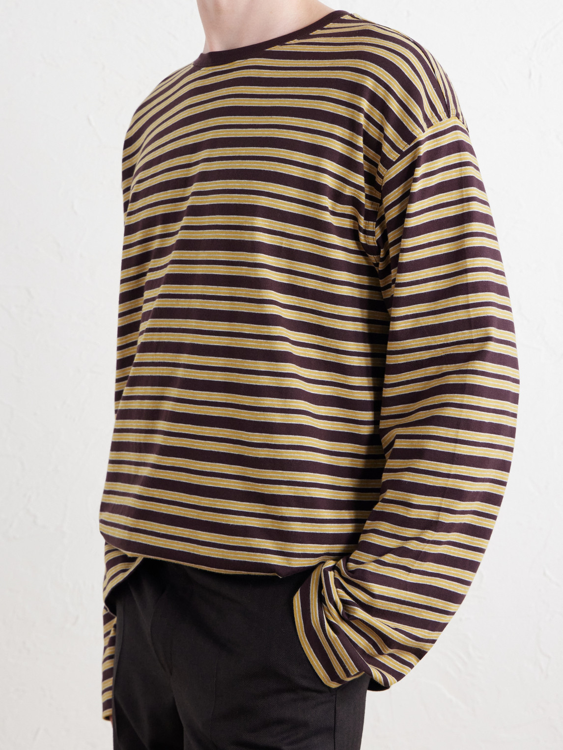 Hember Striped Cotton-Jersey T-Shirt