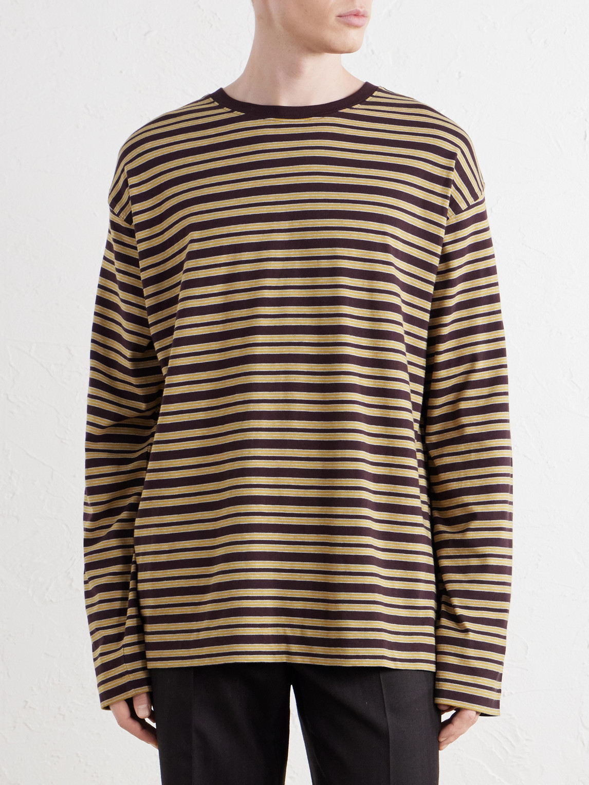 Hember Striped Cotton-Jersey T-Shirt