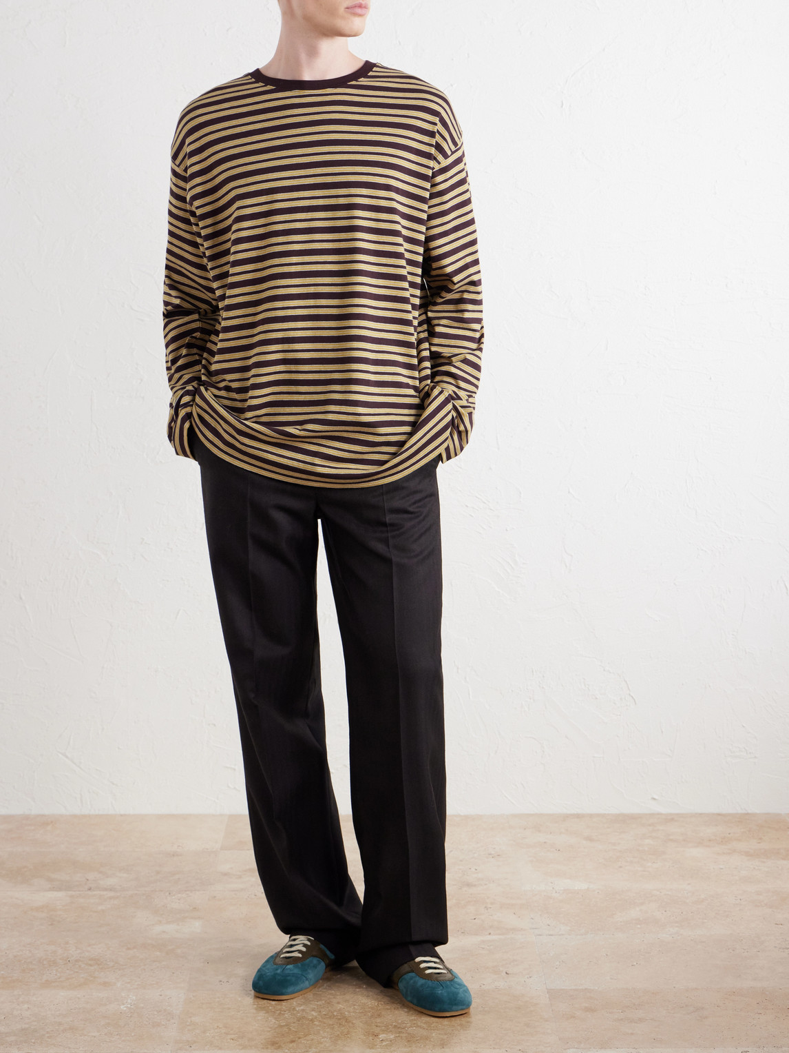 Hember Striped Cotton-Jersey T-Shirt