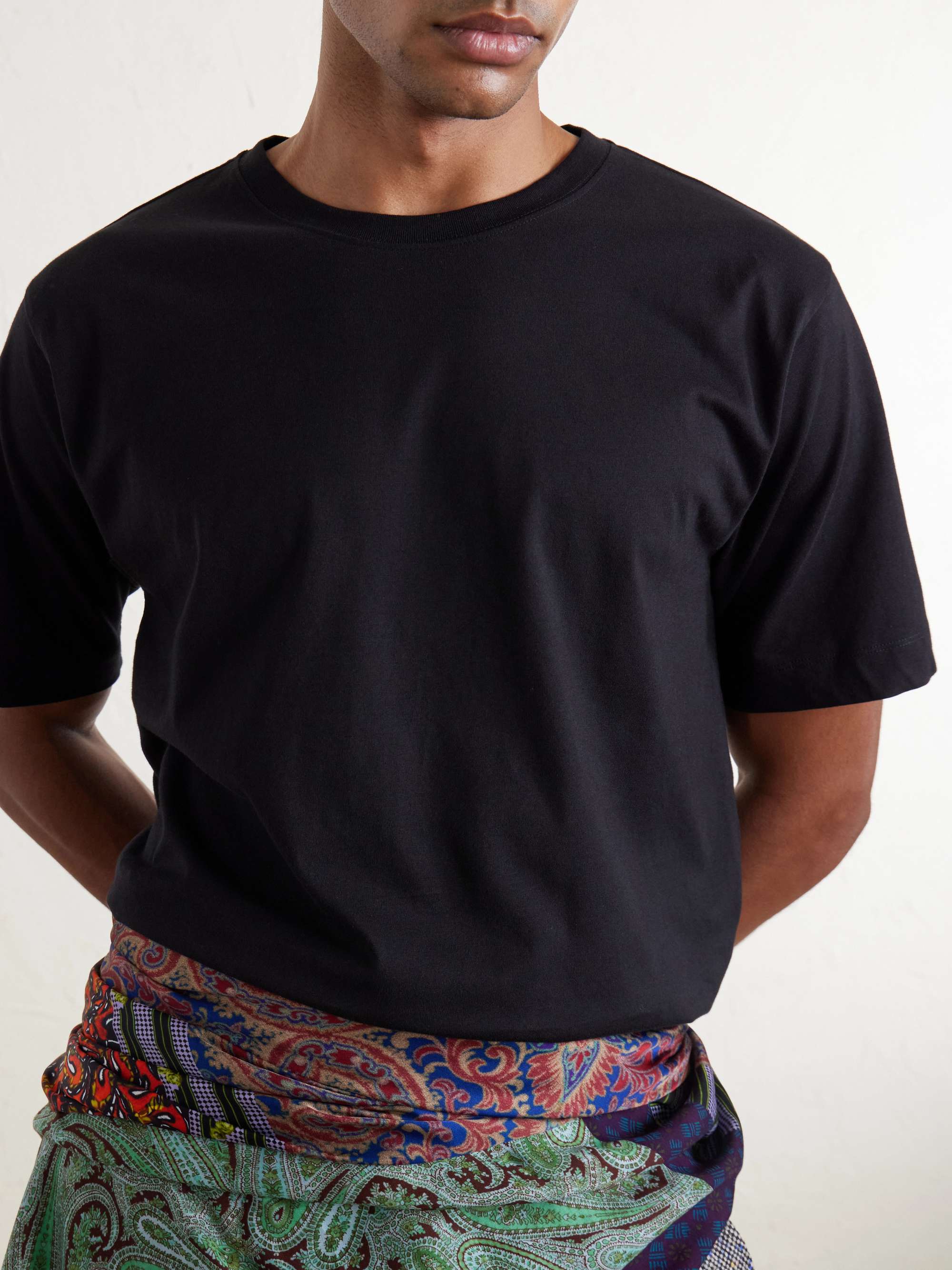DRIES VAN NOTEN Hertz Cotton-Jersey T-Shirt for Men | MR PORTER