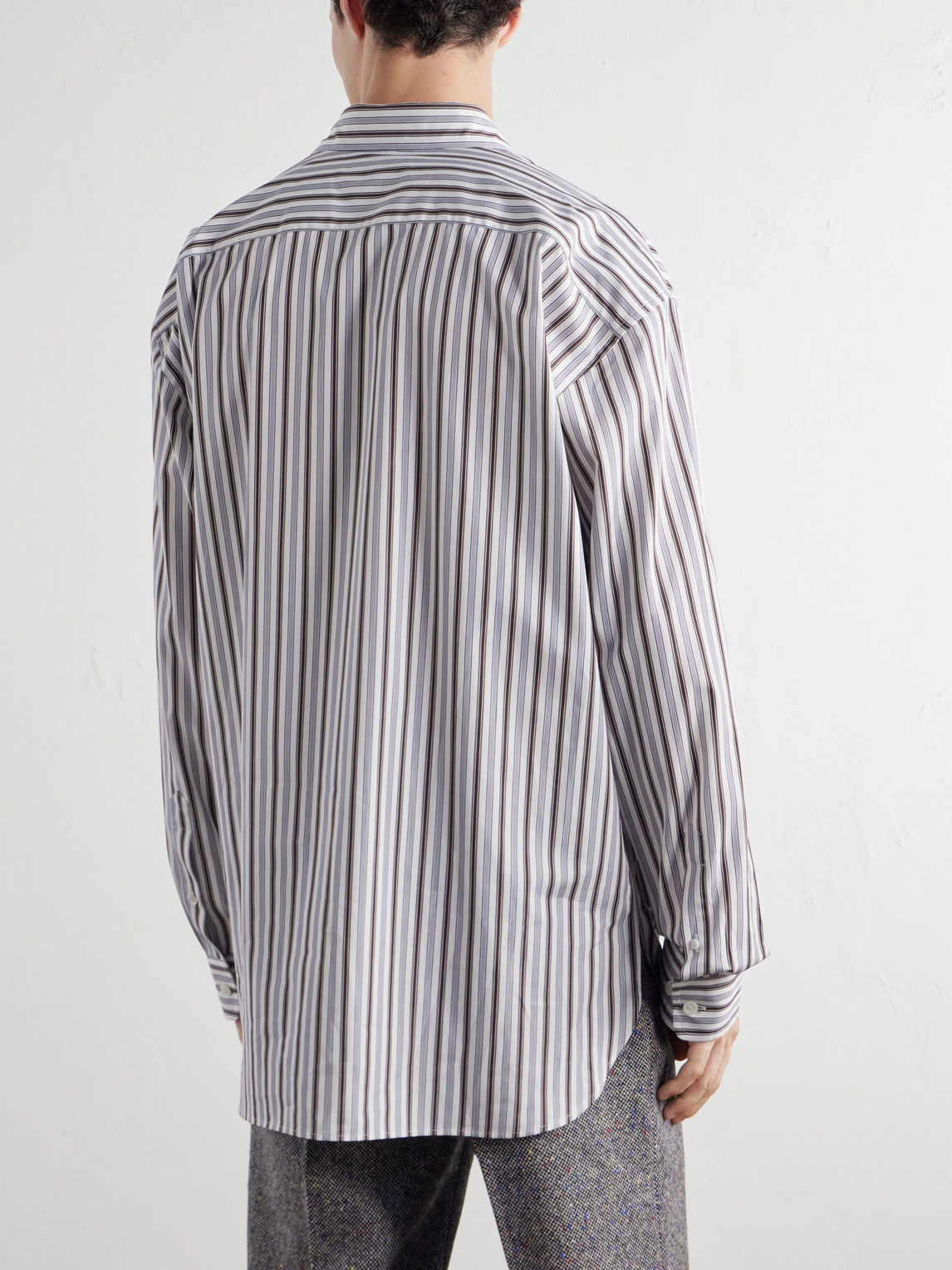 Croom Striped Cotton-Poplin Shirt