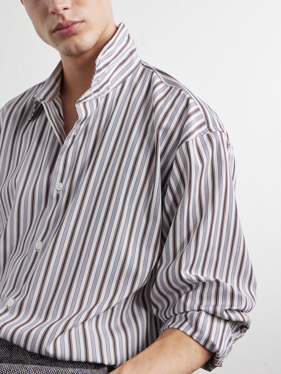 Croom Striped Cotton-Poplin Shirt