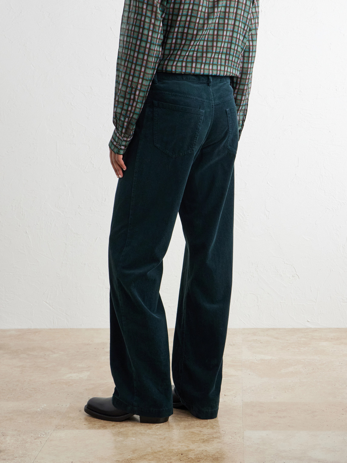 Straight-Leg Cotton- Corduroy
