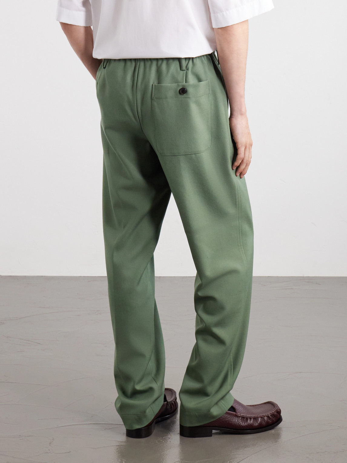 Penny Straight-Leg Wool Trousers