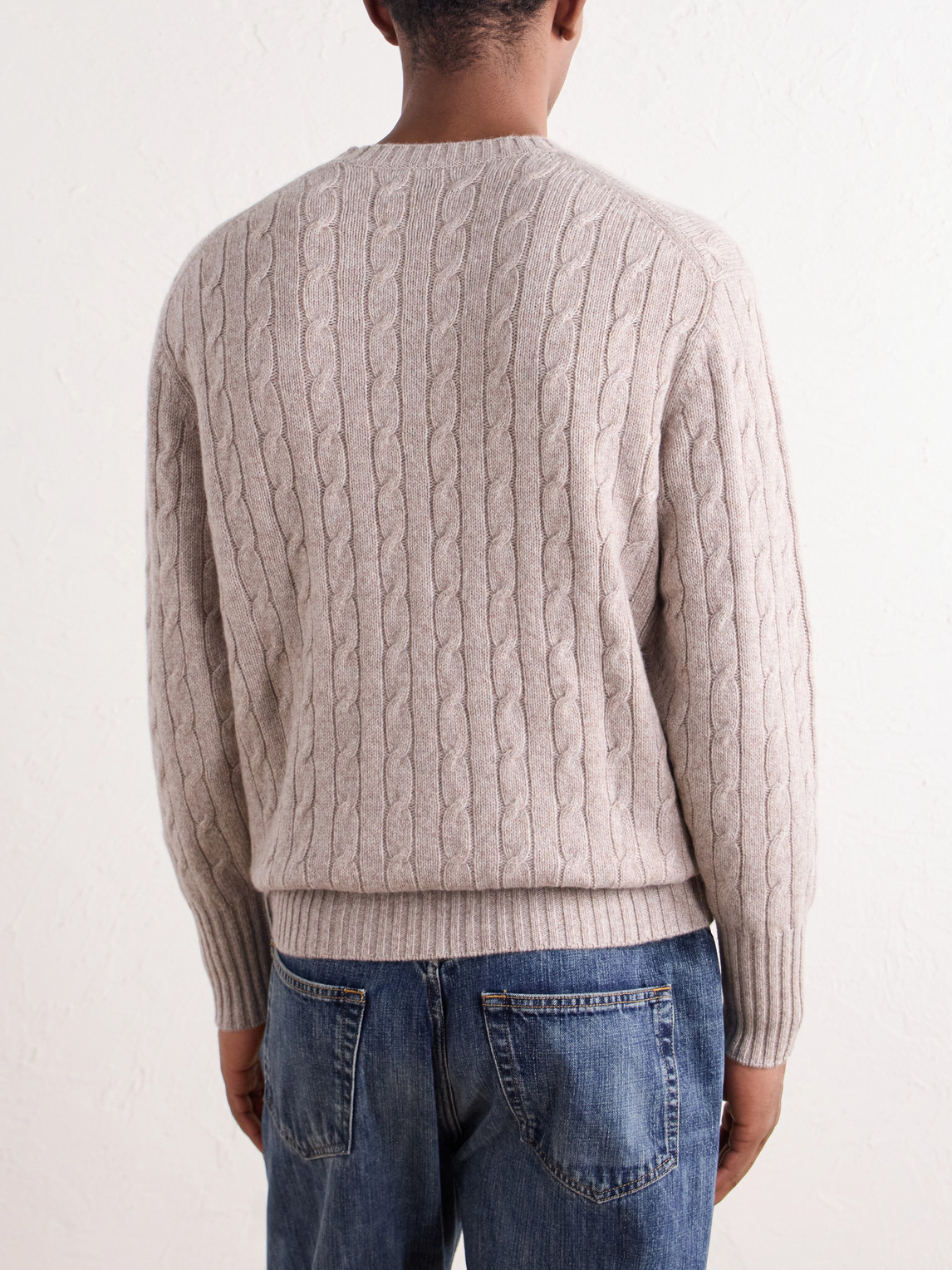 Thames Cashmere Cable-Knit Sweater
