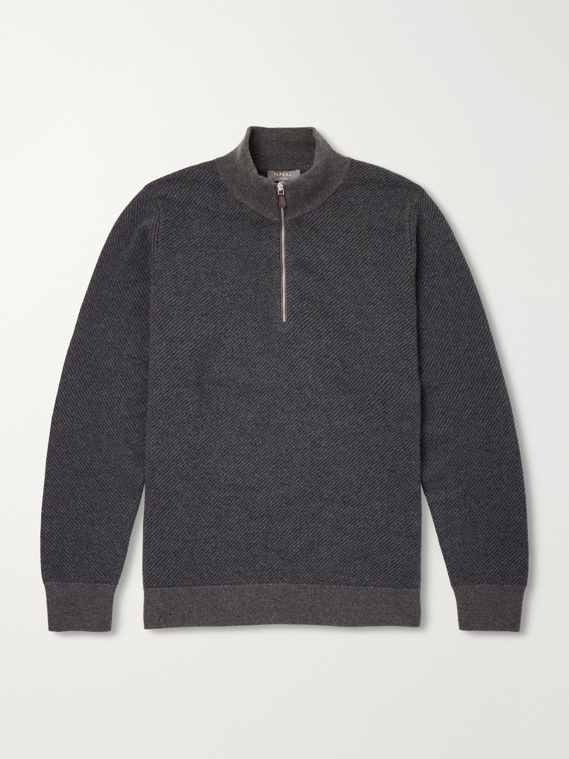 Temple Cashmere Half-Zip Sweater