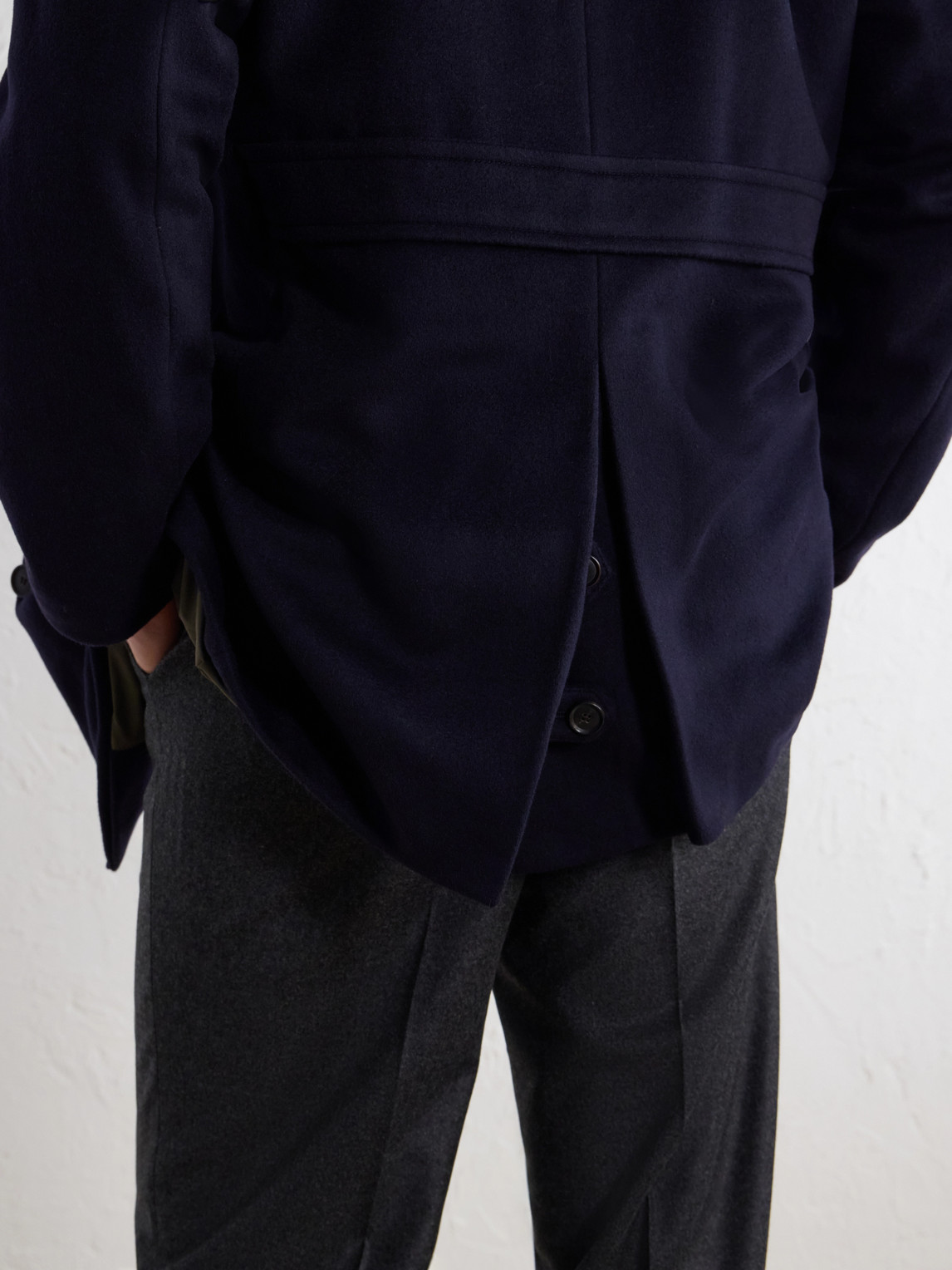 Great Portland Double-Breasted Wool And Cashmere-Blend Twill Coat