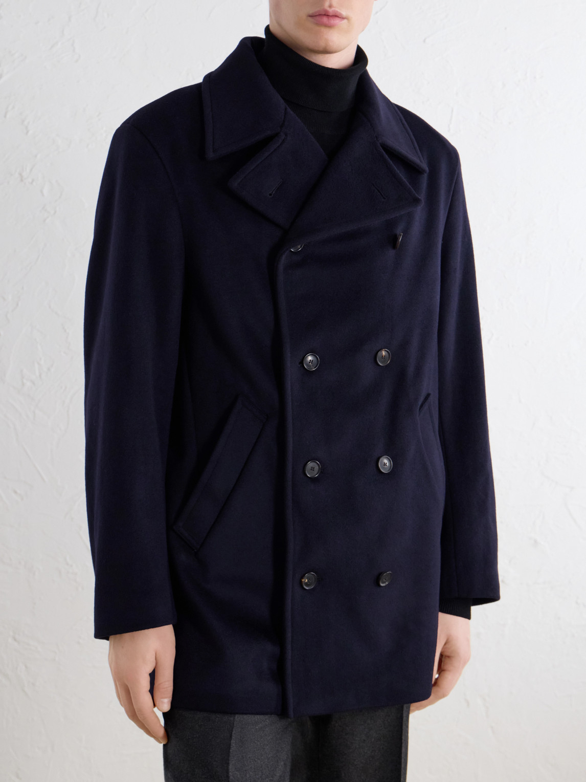 Great Portland Double-Breasted Wool And Cashmere-Blend Twill Coat