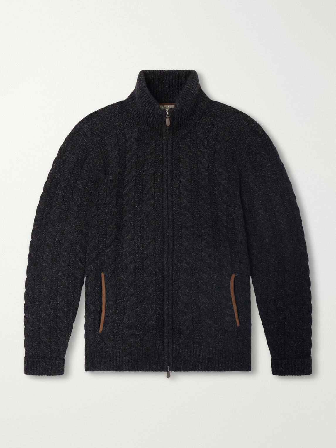 Richmond Cable-Knit Cashmere Cardigan