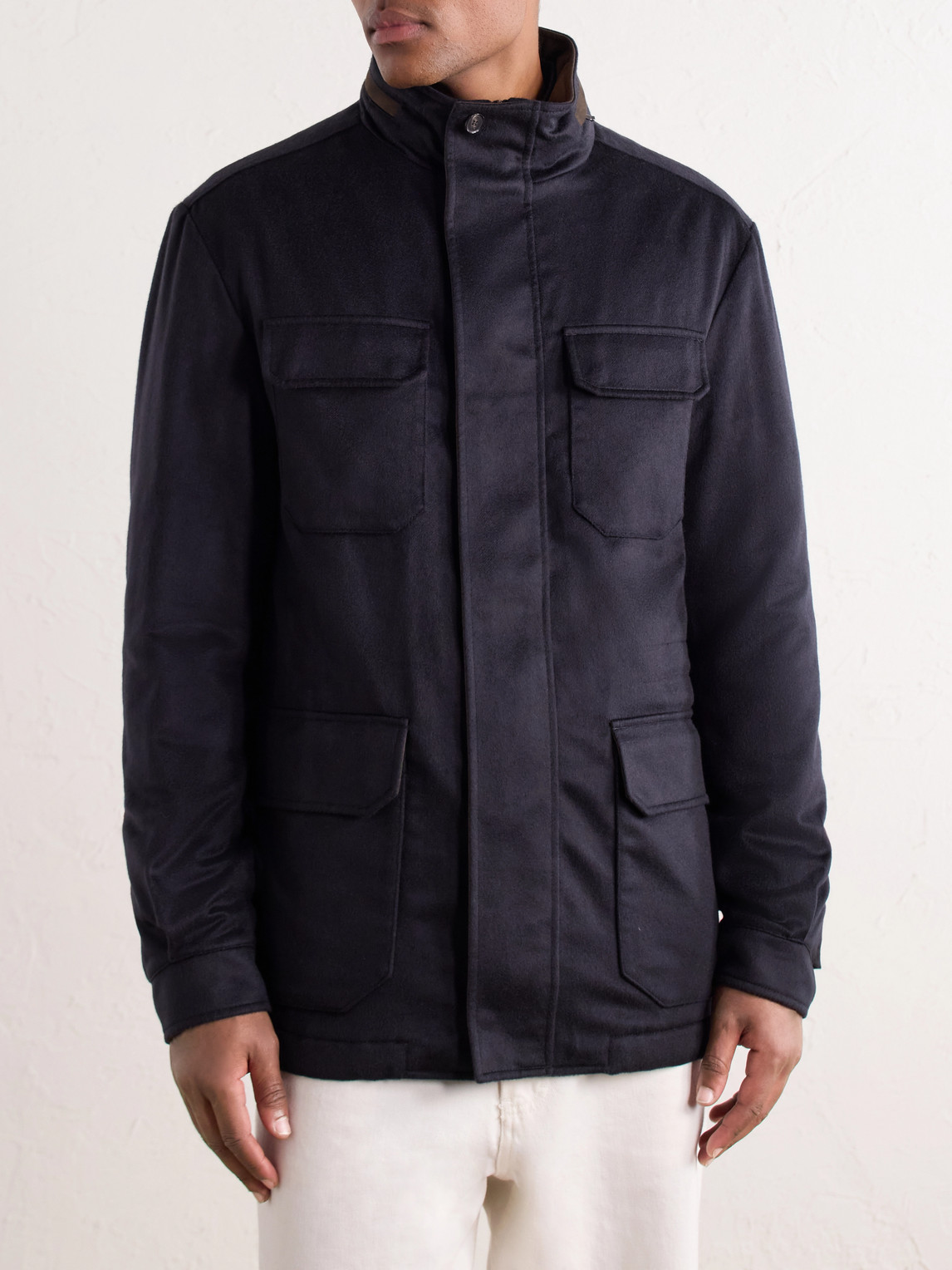 Vale Cashmere-Twill Jacket