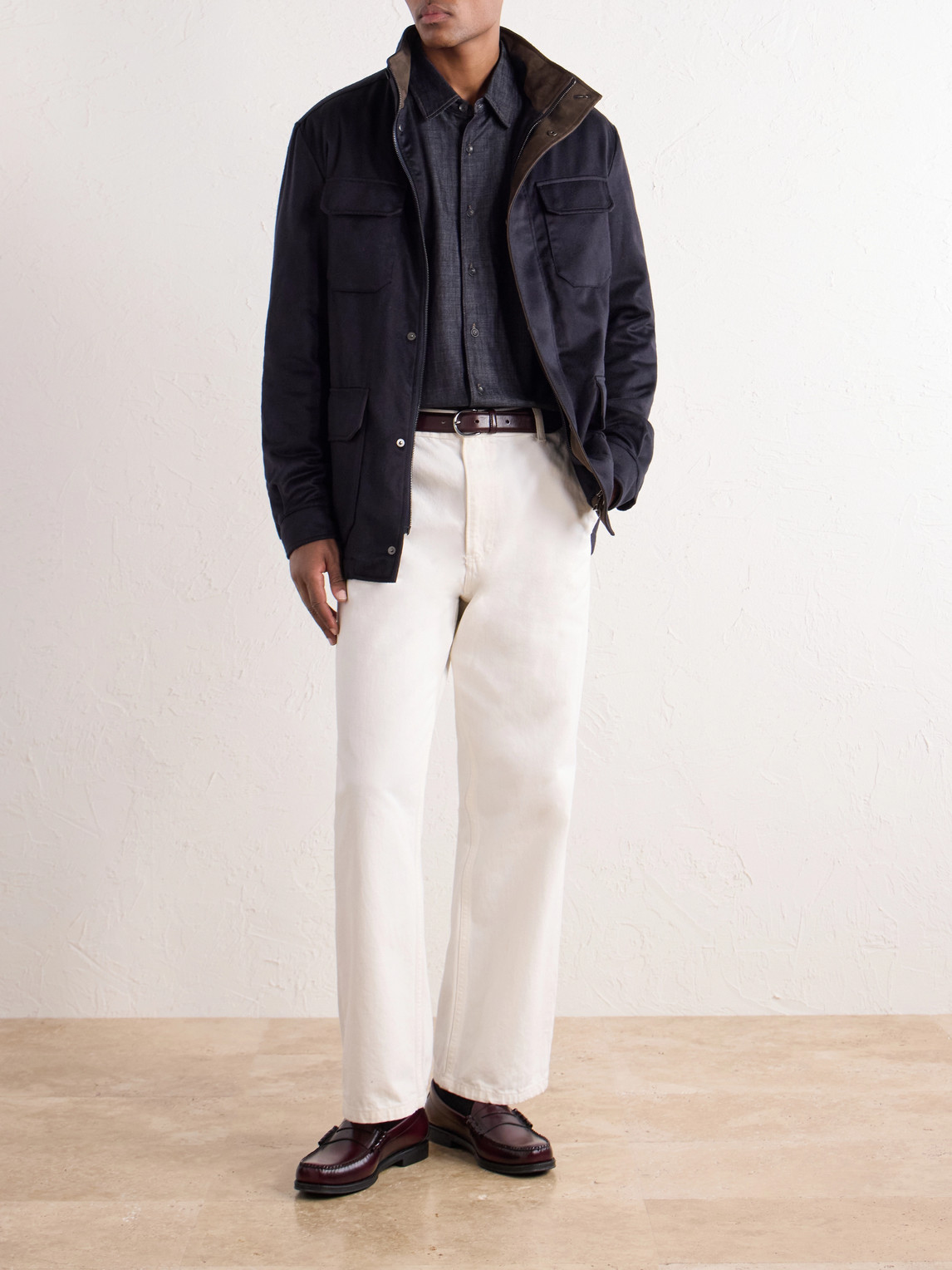 Vale Cashmere-Twill Jacket