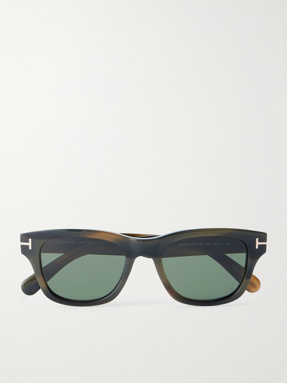 Tom Ford Caleb-02 Square-frame Acetate Sunglasses In Burgundy