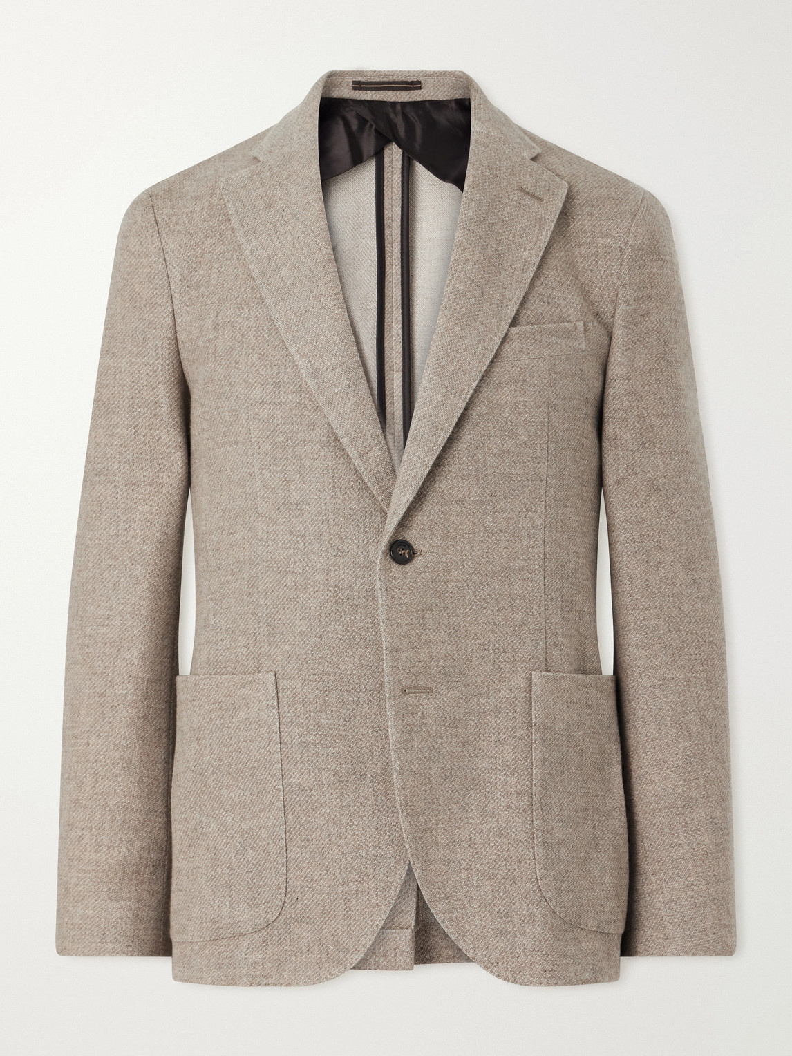 Slowear Cotton, Wool and Cashmere- Blend Jacquard Blazer - Men